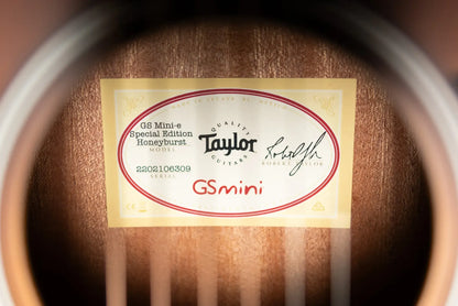 Taylor GS Mini-e Special Edition Acoustic/Electric Guitar - Honeyburst with GS Mini Bag