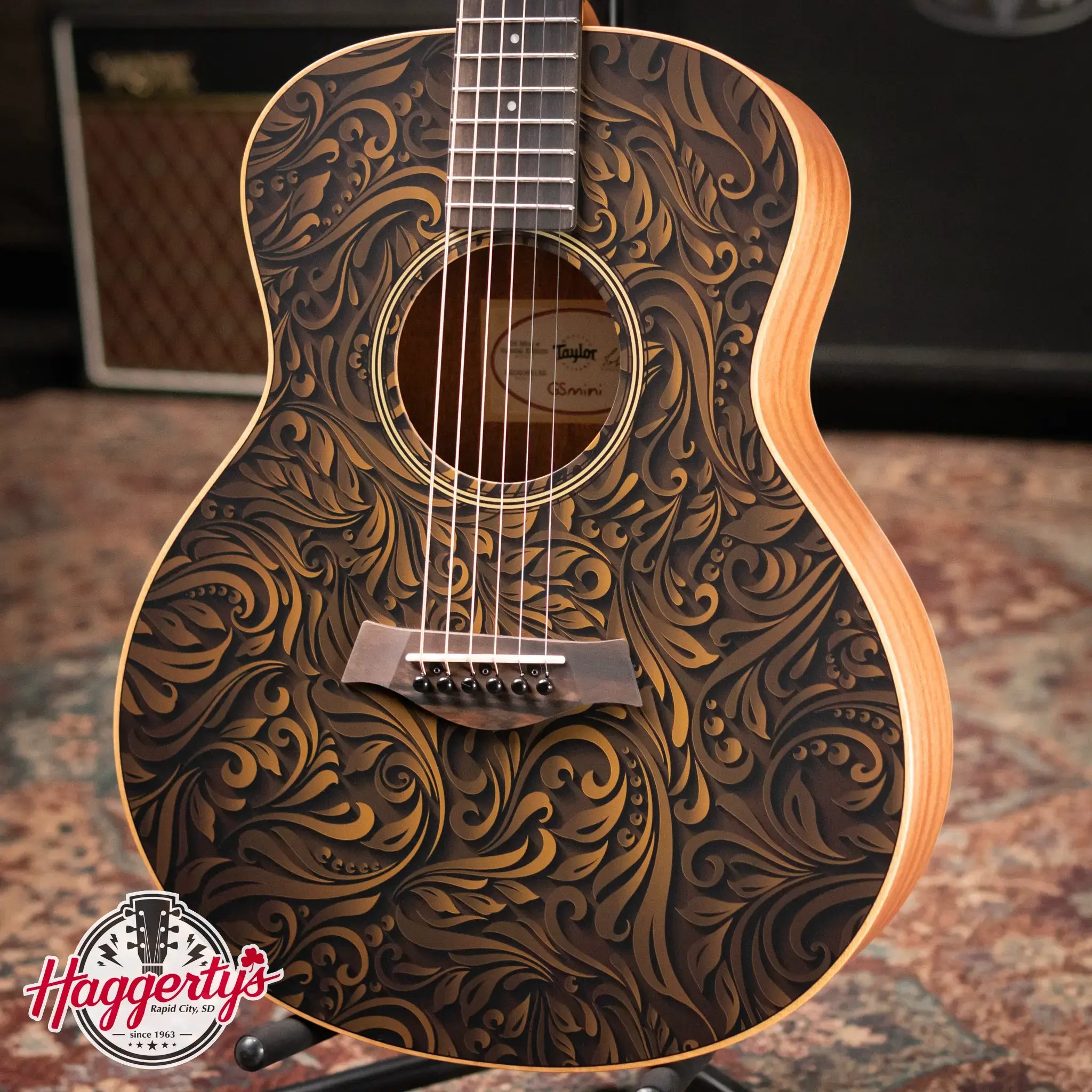 Taylor GS Mini-e Special Edition Acoustic/Electric Guitar - Paisley Burst with GS Mini Bag