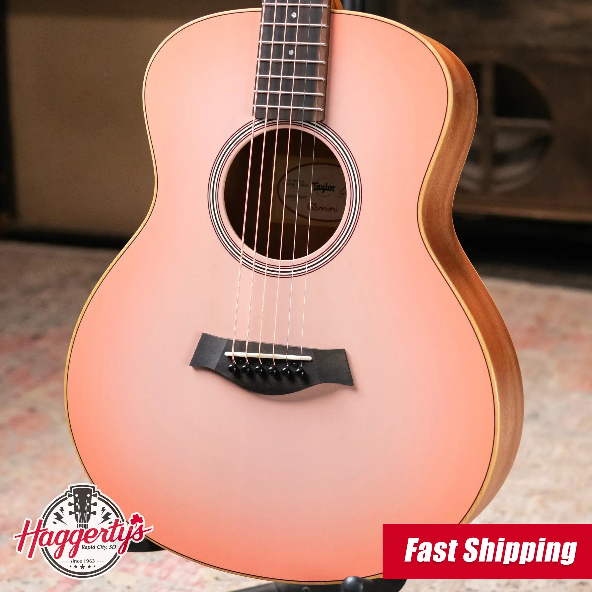 Taylor GS Mini-e Special Edition Acoustic/Electric Guitar - Sakuraburst with GS Mini Hard Bag - Factory Demo