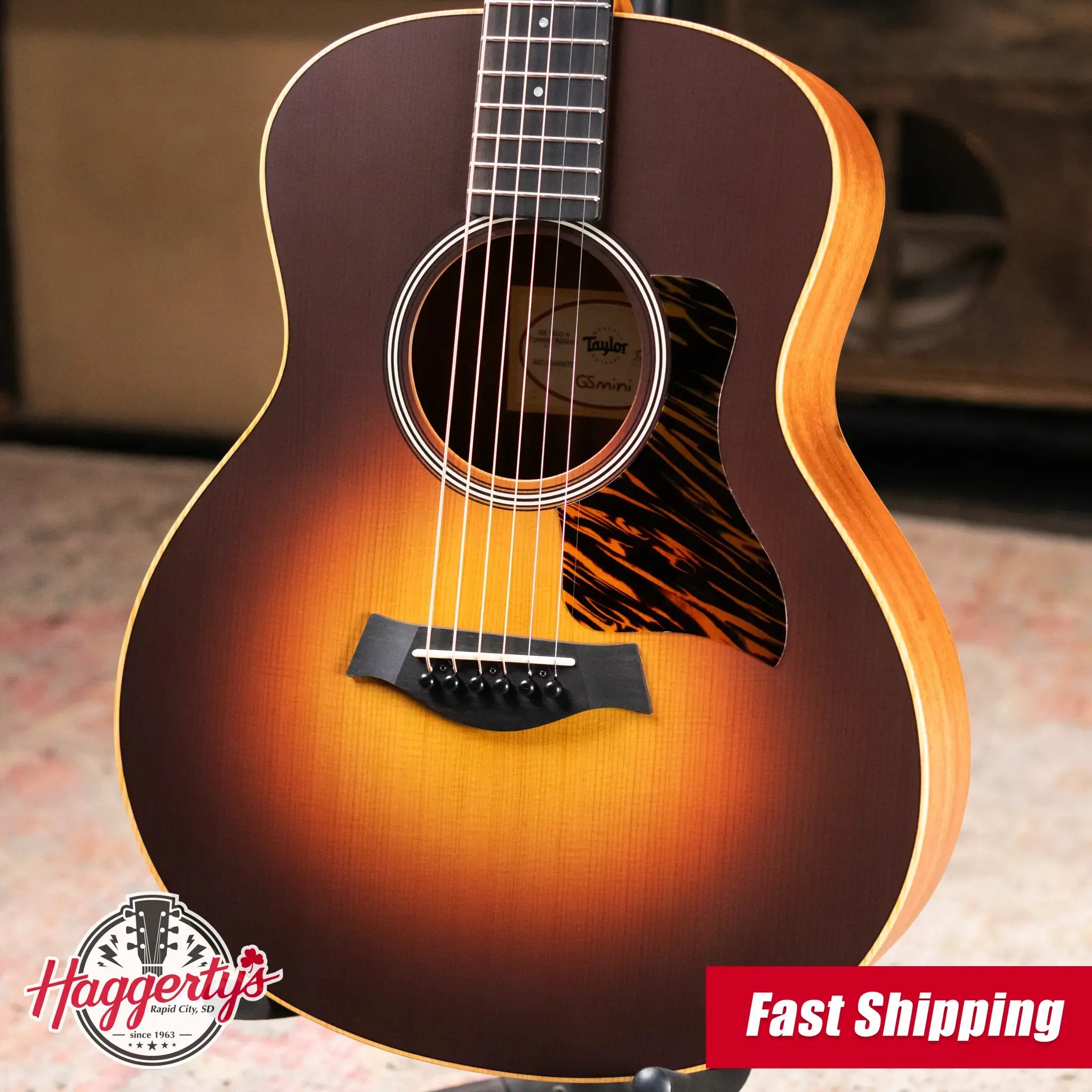 Taylor GS Mini-e Special Edition Acoustic/Electric Guitar - Vintage Sunburst with GS Mini Bag
