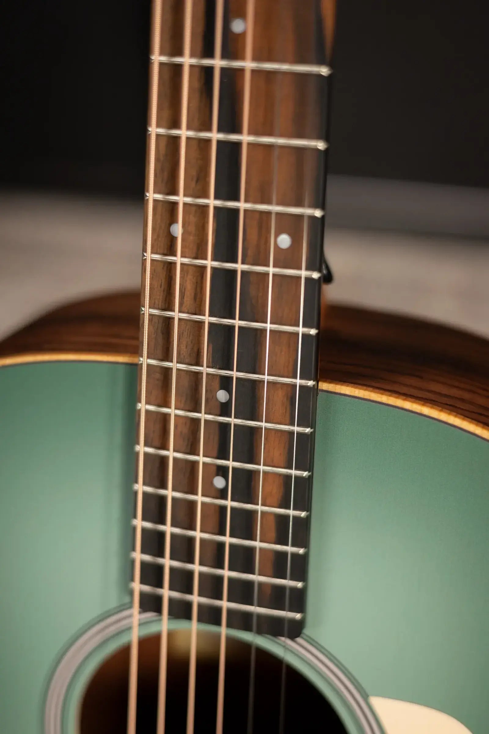 Taylor GS Mini-e Special Edition Acoustic/Electric Guitar - Vintage Teal Burst with GS Mini Hard Bag