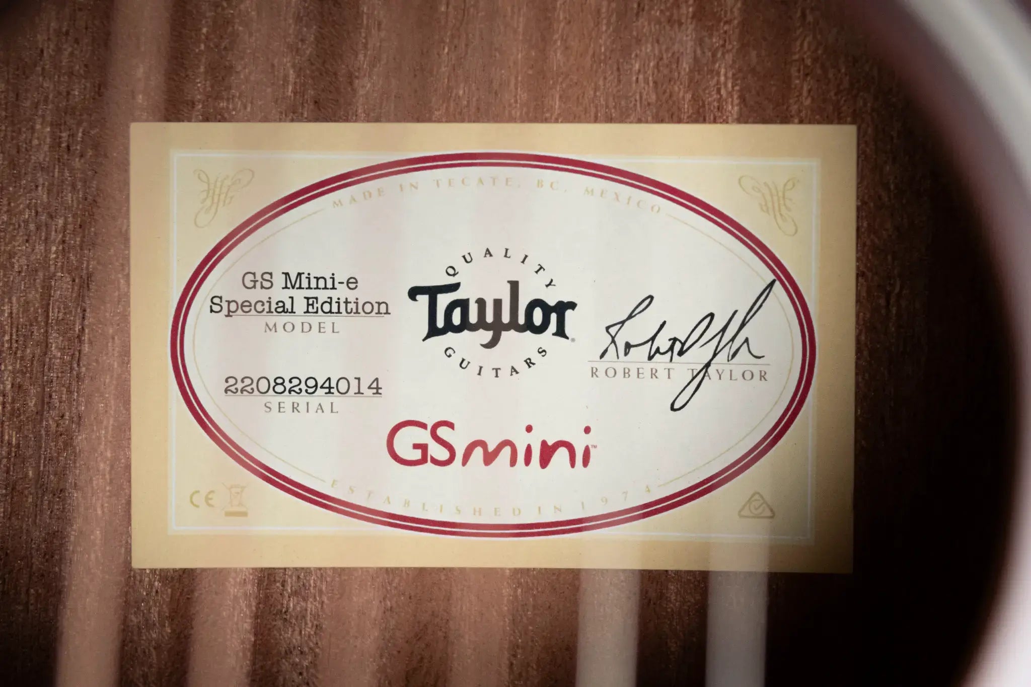 Taylor GS Mini-e Special Edition Acoustic/Electric - Sunset Fade with GS Mini Bag