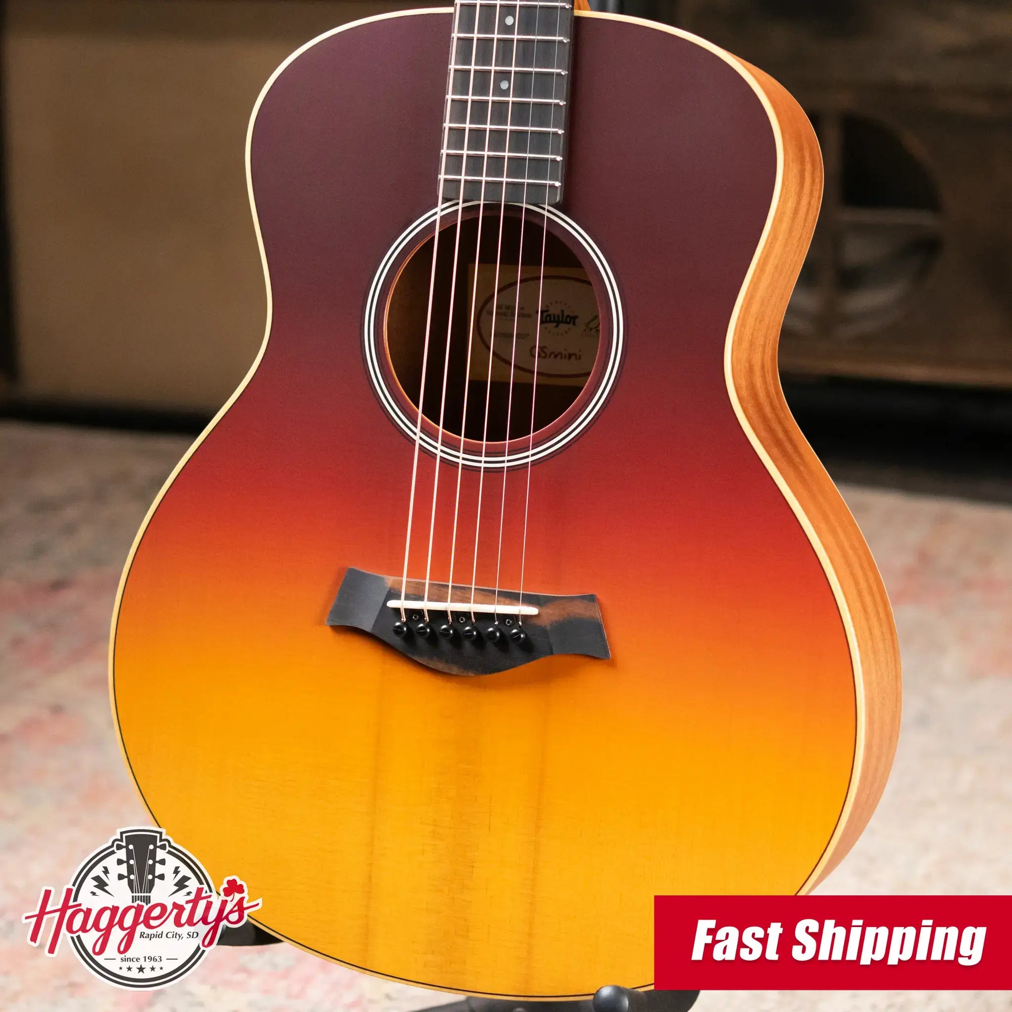 Taylor GS Mini-e Special Edition Acoustic/Electric - Sunset Fade with GS Mini Bag