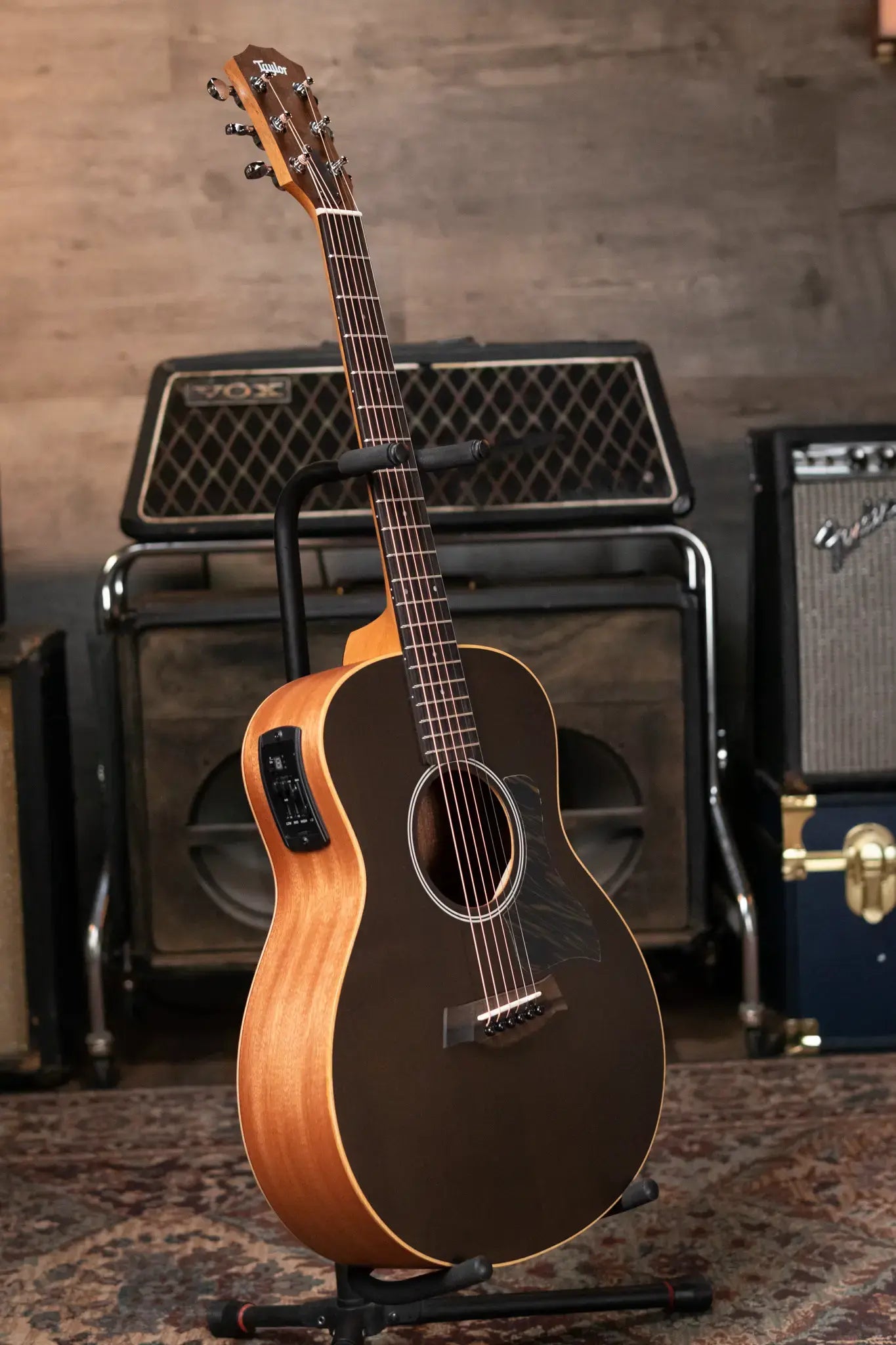 Taylor GS Mini-e Special Edition Acoustic/Electric Guitar - Transparent Black with GS Mini Bag