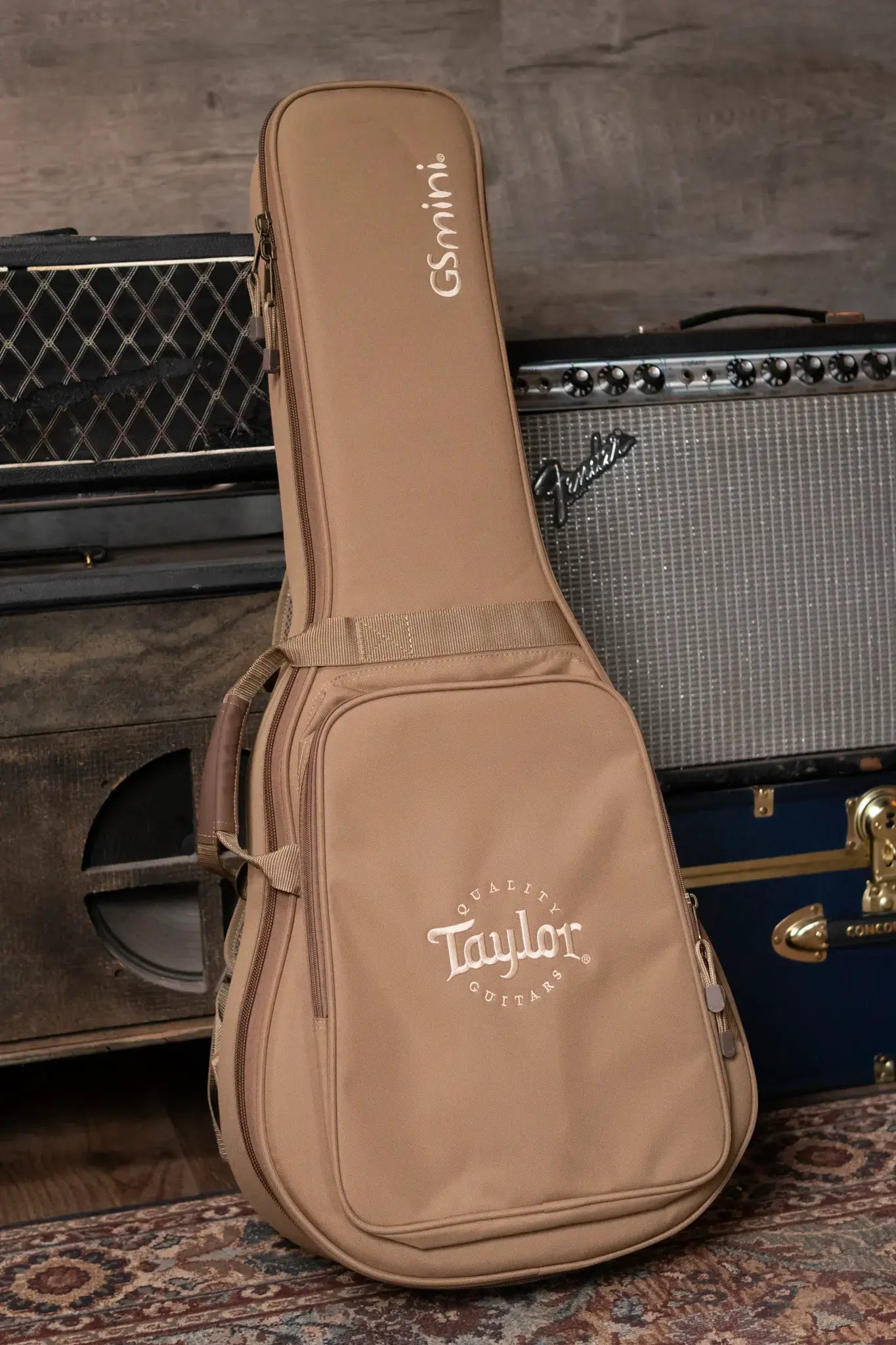 Taylor GS Mini-e Special Edition Acoustic/Electric Guitar - Transparent Black with GS Mini Bag