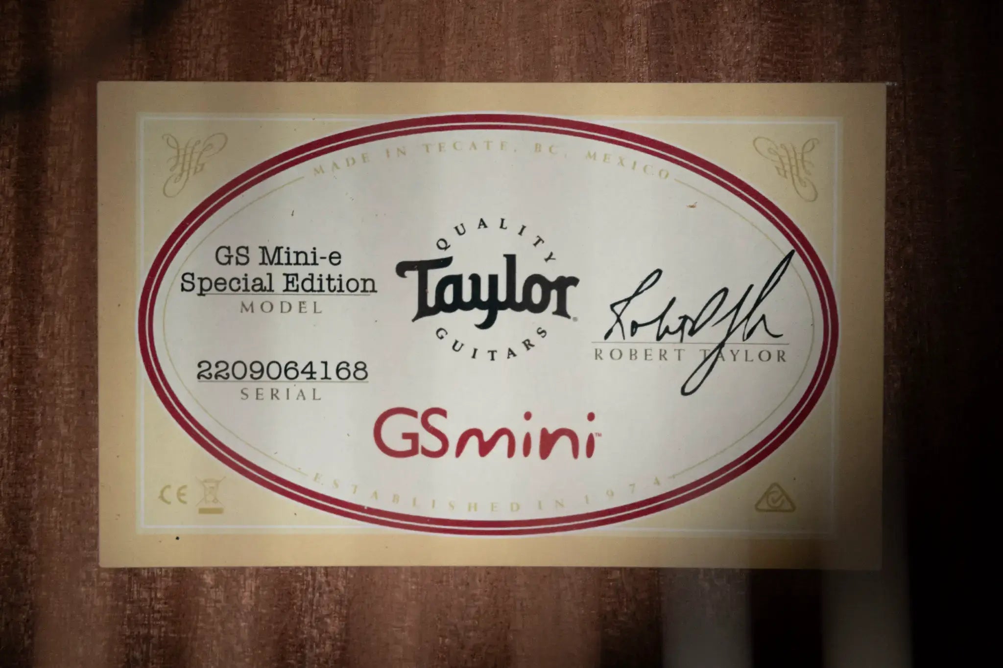 Taylor GS Mini-e Special Edition Acoustic/Electric Guitar - Transparent Black with GS Mini Bag