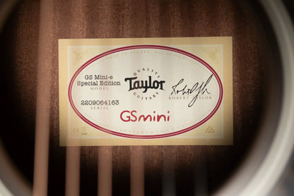 Taylor GS Mini-e Special Edition Acoustic/Electric - Transparent Black with GS Mini Bag
