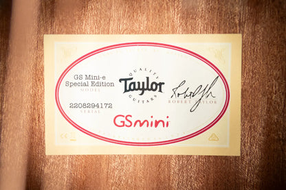 Taylor GS Mini-e Special Edition Acoustic/Electric - Victorian Burst with GS Mini Bag