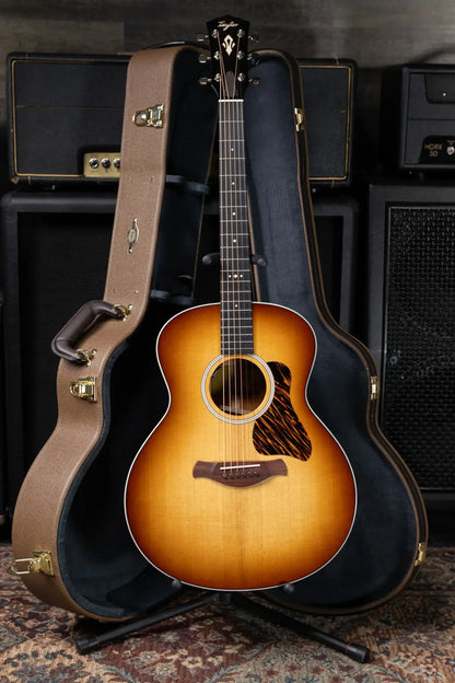 Taylor Gold Label 514e Super Auditorium Acoustic/Electric Guitar - Sunburst with Firestripe Pickguard and Hardshell Case