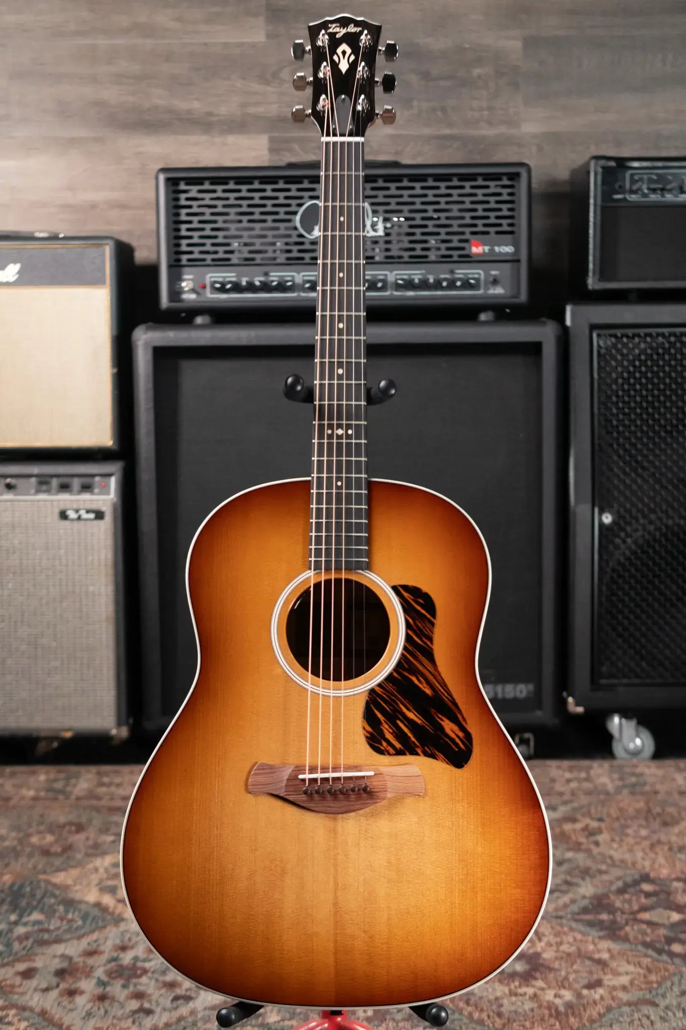 Taylor Gold Label 517e Grand Pacific Acoustic/Electric Guitar - Sunburst with Firestripe Pickguard and Hardshell Case