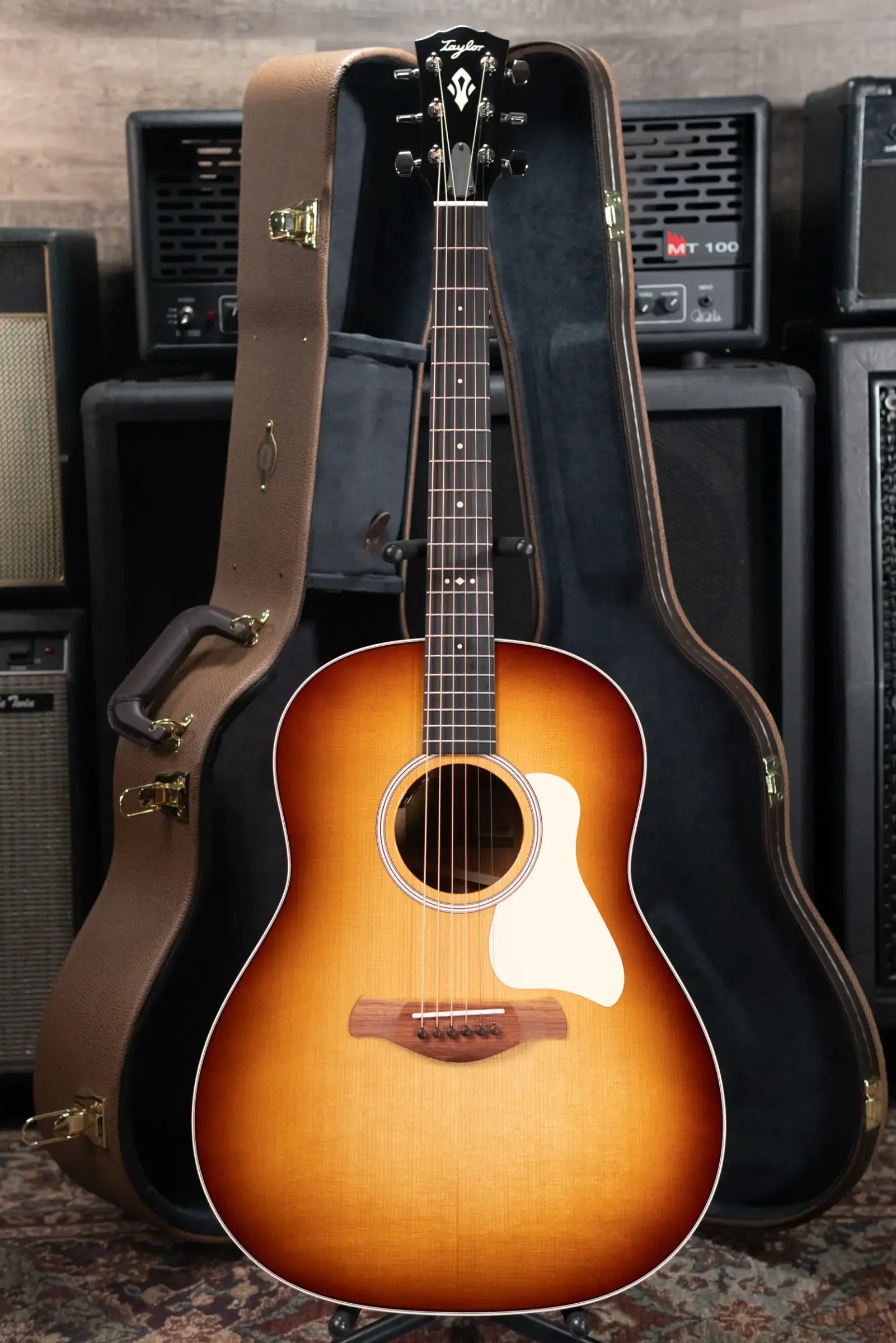 Taylor Gold Label 517e SB Grand Pacific Acoustic/Electric Guitar - Sunburst with Cream Pickguard and Hardshell Case
