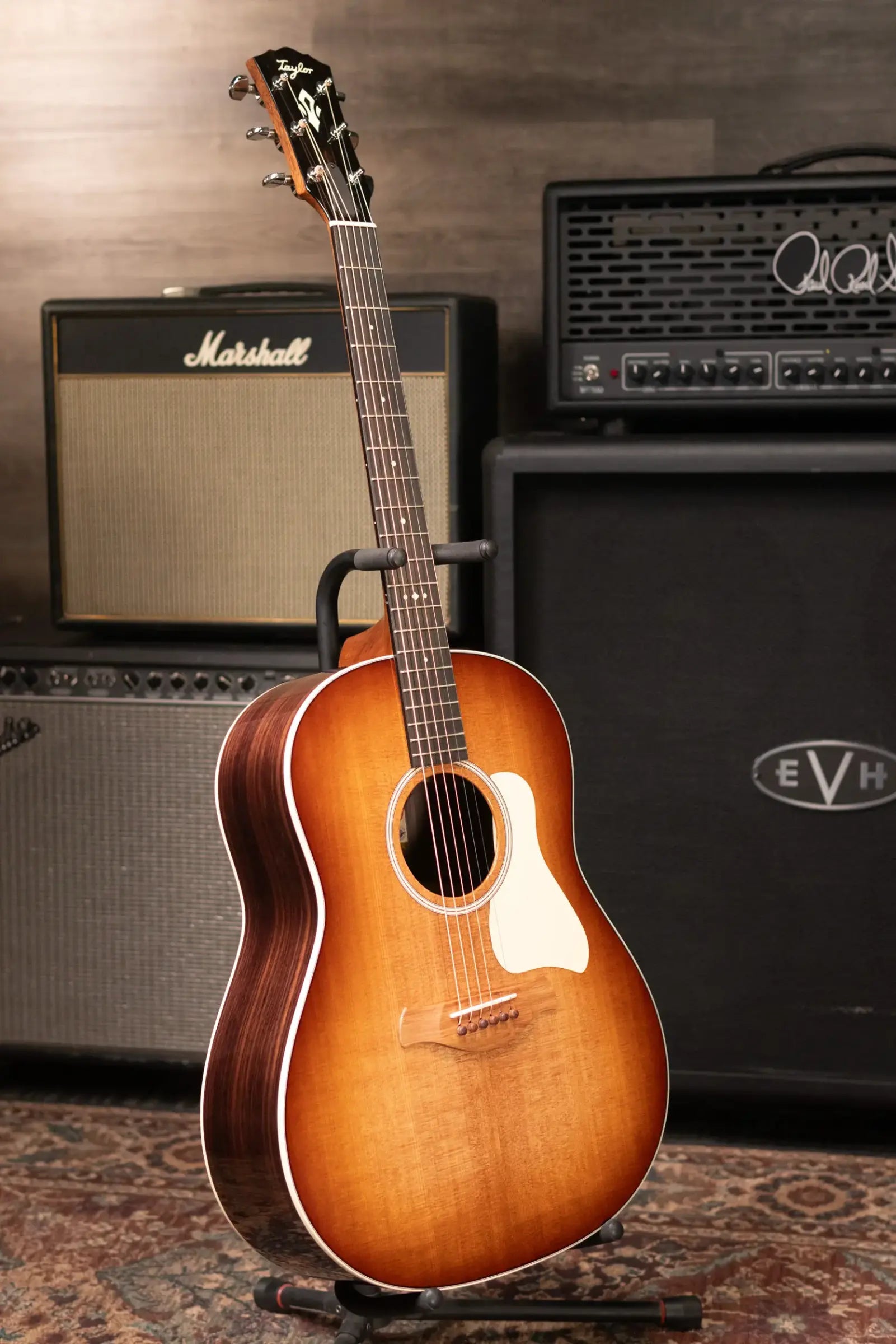 Taylor Gold Label 717e Grand Pacific Acoustic/Electric Guitar - Sunburst with Cream Pickguard and Hardshell Case
