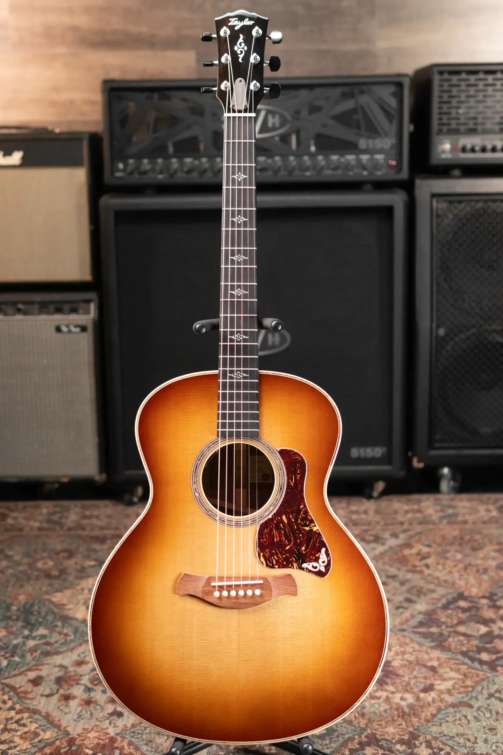 Taylor Gold Label 814e Koa Super Auditorium Acoustic/Electric Guitar - Sunburst Top with Hardshell Case