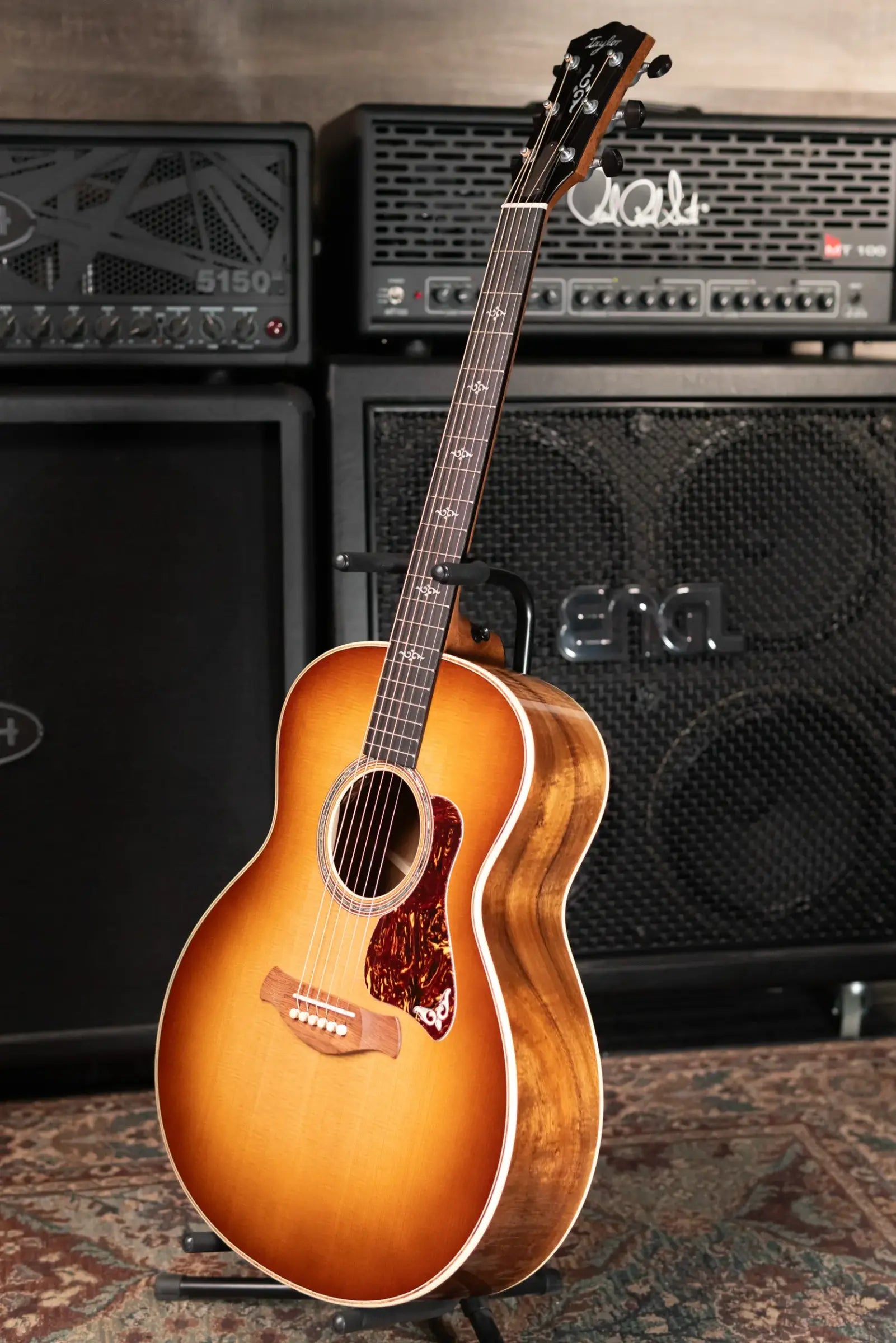 Taylor Gold Label 814e Koa Super Auditorium Acoustic/Electric Guitar - Sunburst Top with Hardshell Case