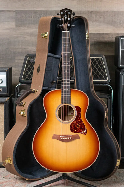 Taylor Gold Label 814e SB Super Auditorium Honduran Rosewood Acoustic/Electric Guitar - Burst Top with Hardshell Case