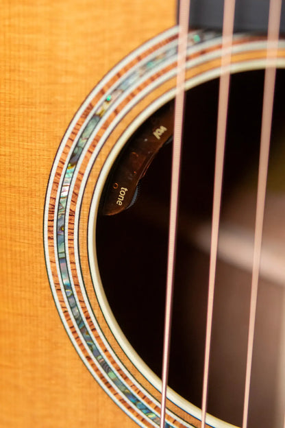 Taylor Gold Label 814e SB Super Auditorium Honduran Rosewood Acoustic/Electric Guitar - Burst Top with Hardshell Case
