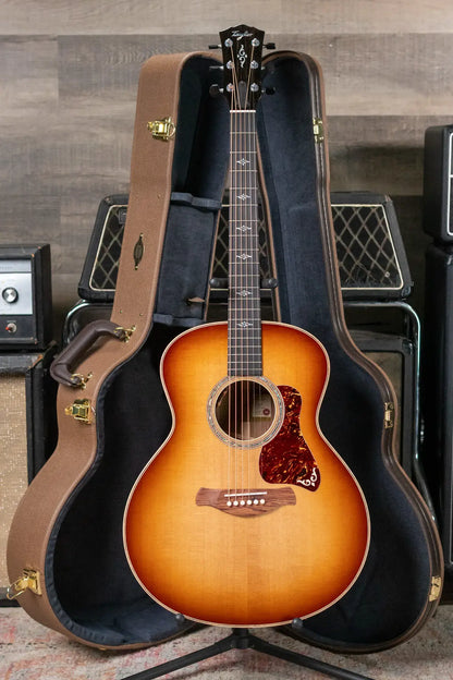 Taylor Gold Label 814e SB Super Auditorium Honduran Rosewood Acoustic/Electric Guitar - Burst Top with Hardshell Case