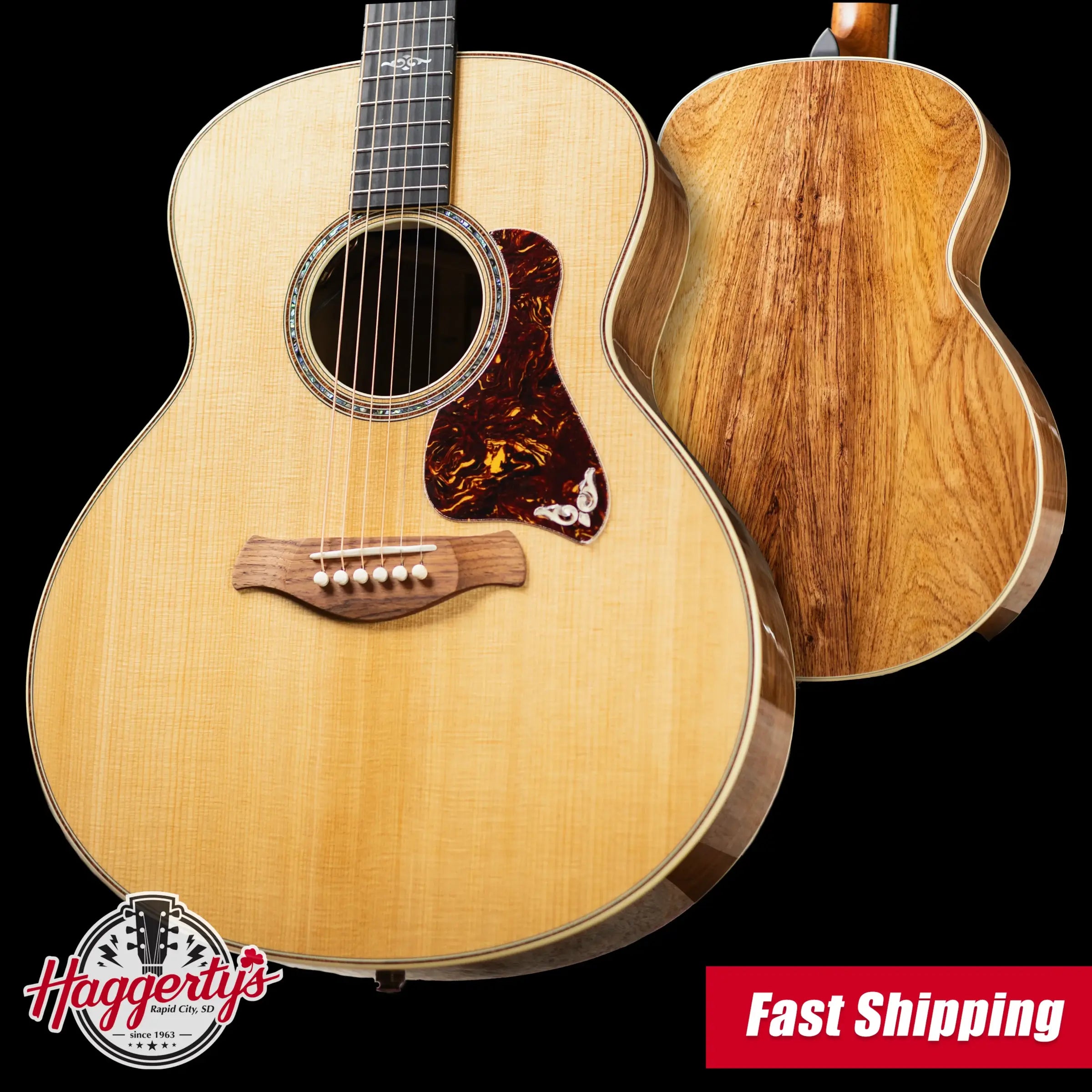 Taylor Gold Label 814e Super Auditorium Acoustic/Electric Guitar - Natural Top with Hardshell Case