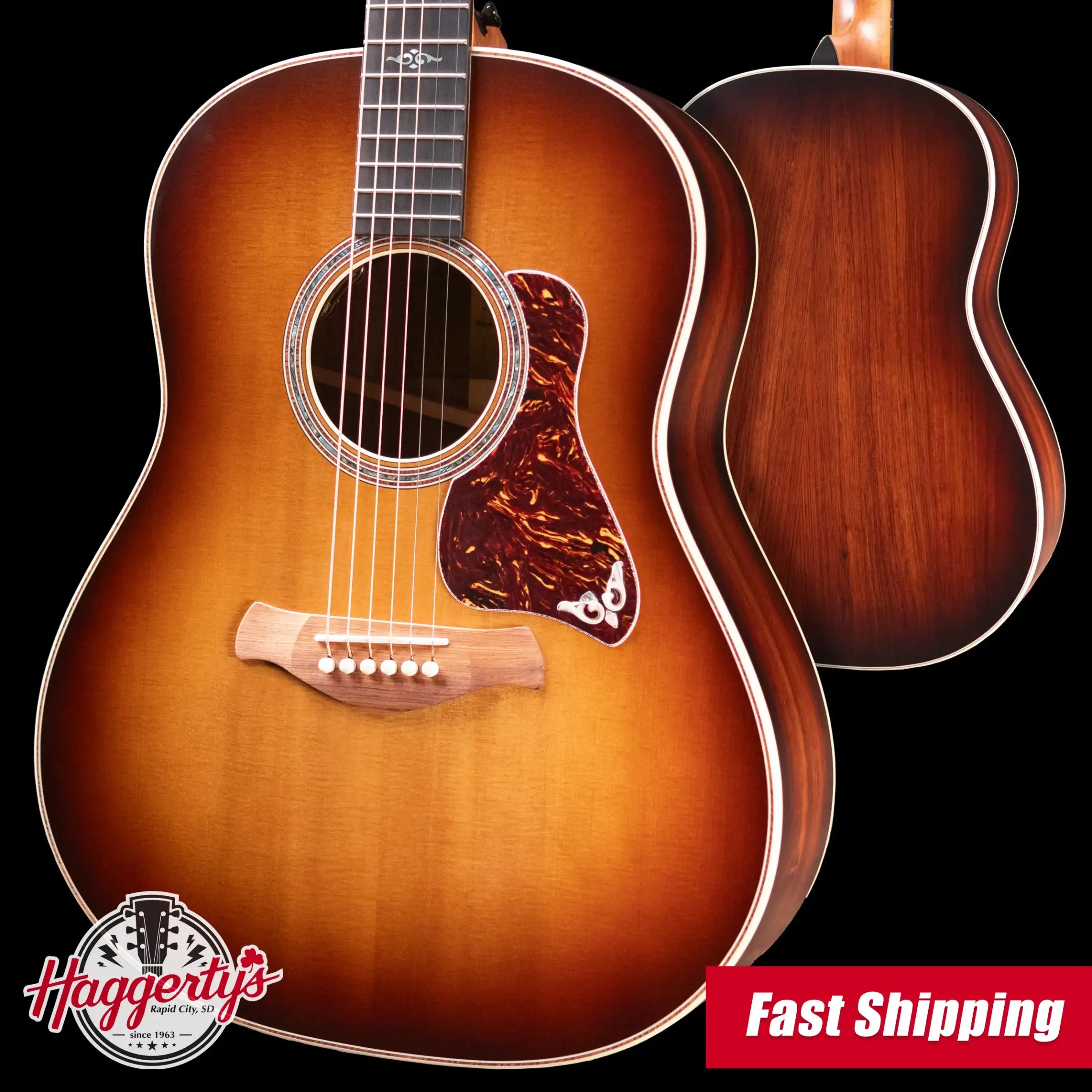Taylor Gold Label 817e SB Grand Pacific Acoustic/Electric Guitar - Sunburst with Hardshell Case
