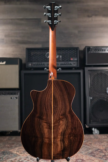 Taylor Guitars 4 Vets 814ce Special Edition Grand Auditorium Acoustic/Electric Guitar - Blacktop with Hardshell Case