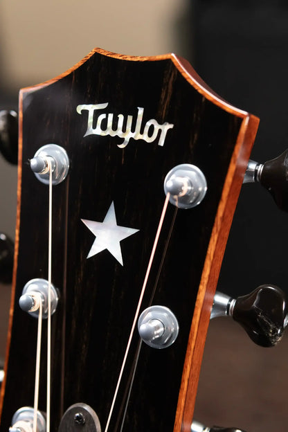 Taylor Guitars 4 Vets 814ce Special Edition Grand Auditorium Acoustic/Electric Guitar - Blacktop with Hardshell Case