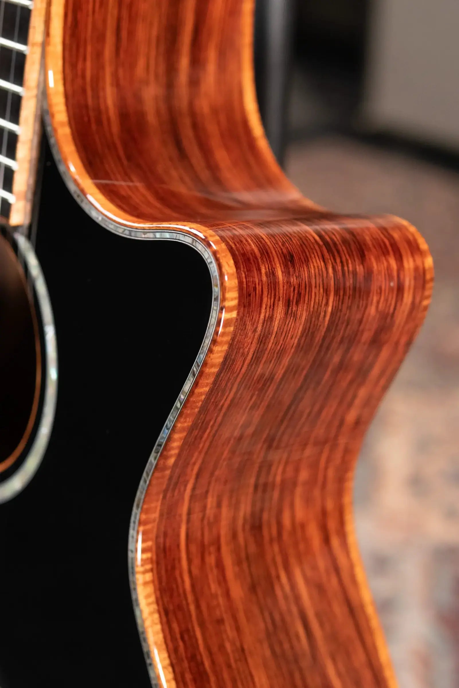 Taylor Guitars 4 Vets 814ce Special Edition Grand Auditorium Acoustic/Electric Guitar - Blacktop with Hardshell Case