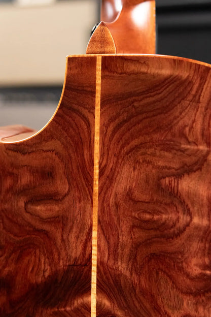 Taylor Guitars 4 Vets 814ce Special Edition Grand Auditorium Acoustic/Electric Guitar - Blacktop with Hardshell Case