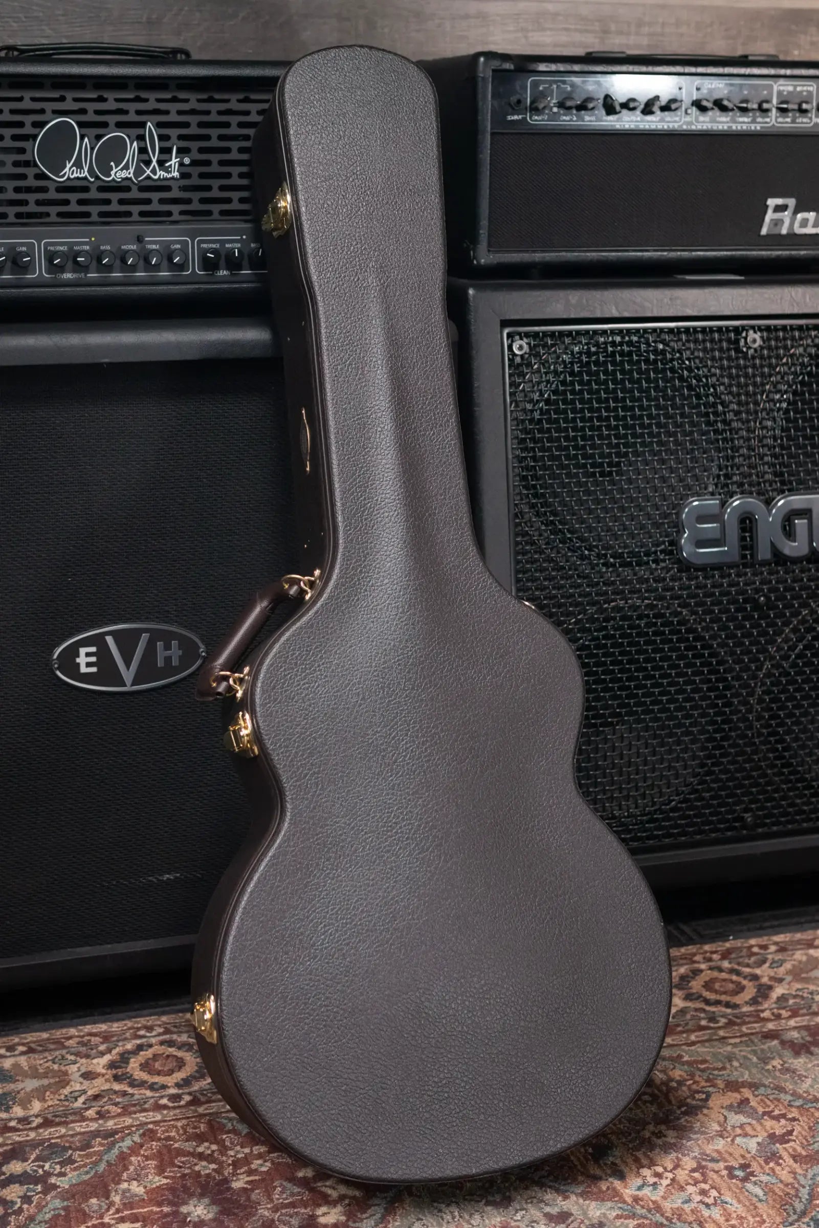 Taylor Guitars 4 Vets 814ce Special Edition Grand Auditorium Acoustic/Electric Guitar - Blacktop with Hardshell Case