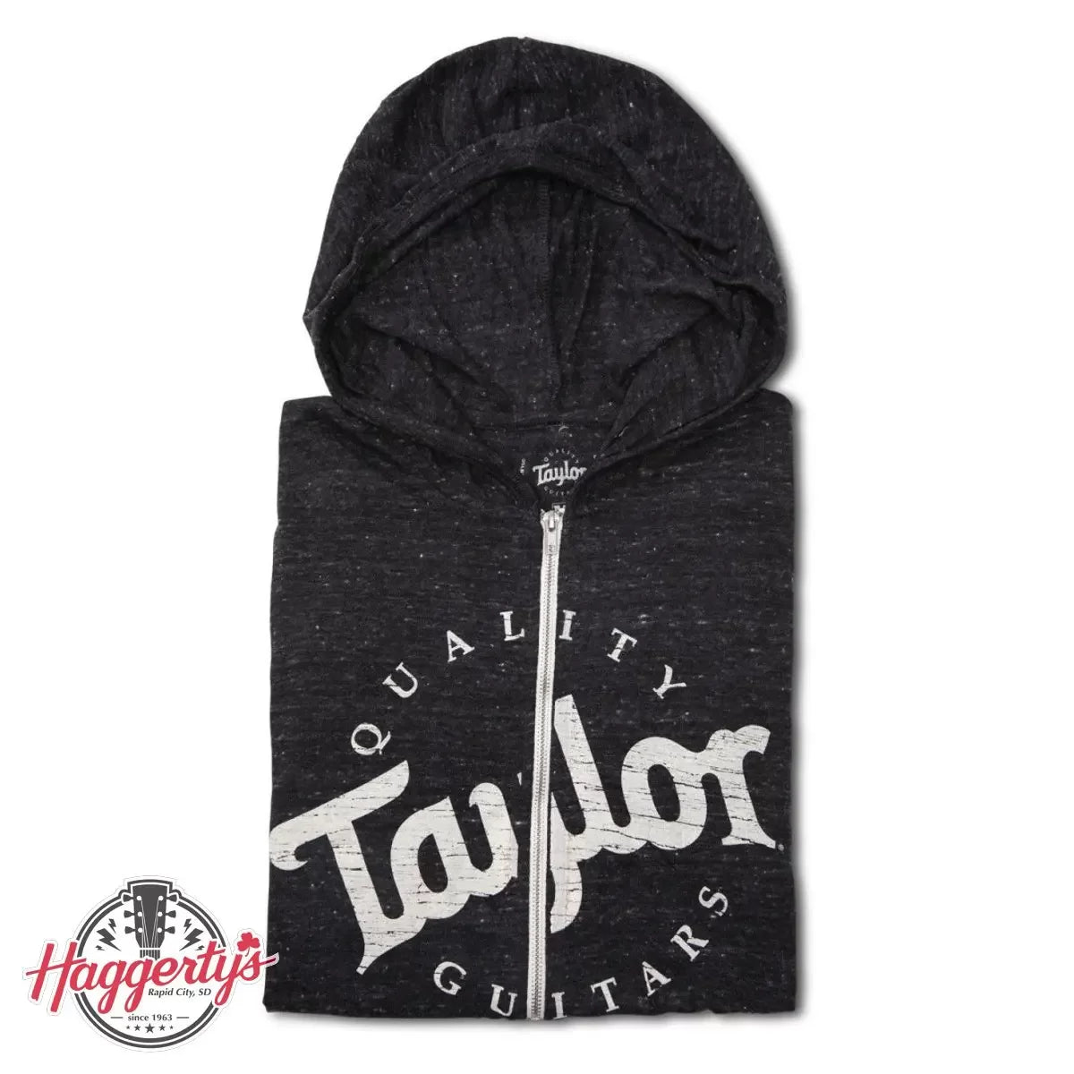 Taylor Hoody, Full Zip, Black - Medium