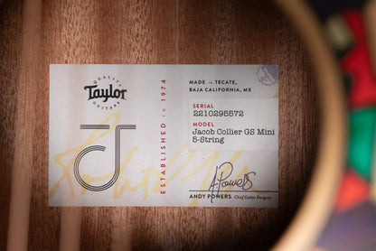 Taylor Jacob Collier GS Mini 5-String Acoustic Guitar with GS Mini Bag