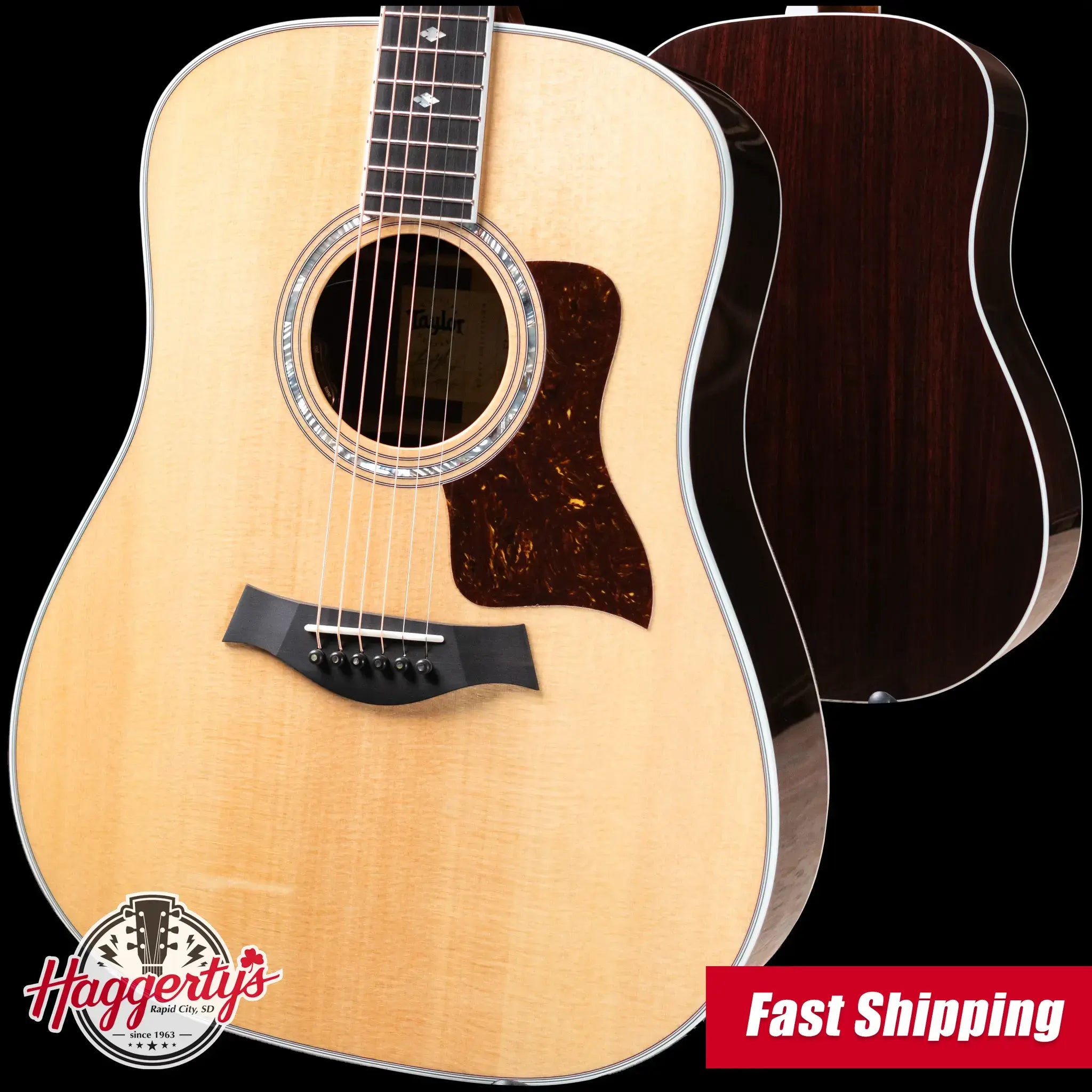 Taylor Legacy 810e Dreadnought Acoustic/Electric Guitar with Hardshell Case