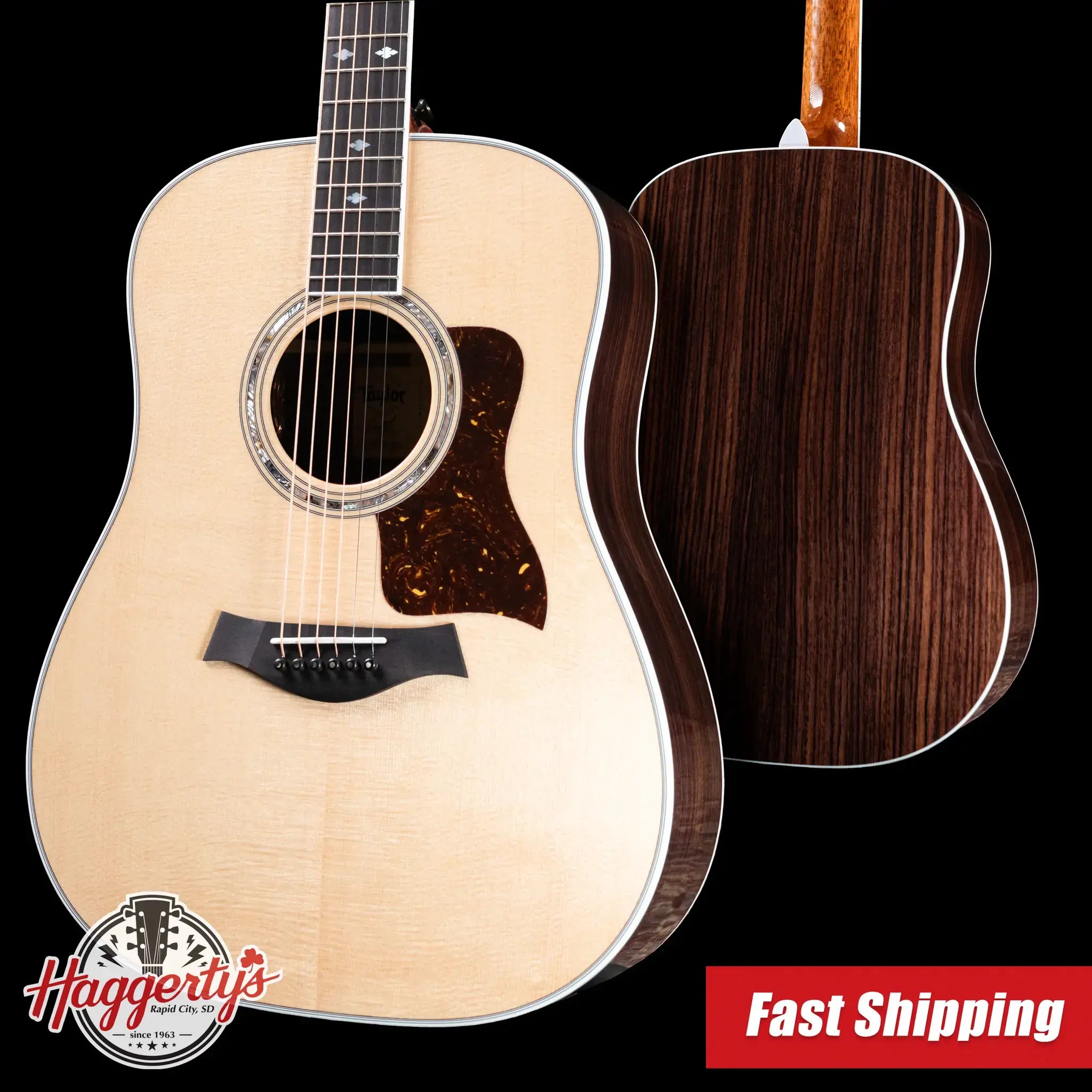 Taylor Legacy 810e Dreadnought Acoustic/Electric Guitar with Hardshell Case
