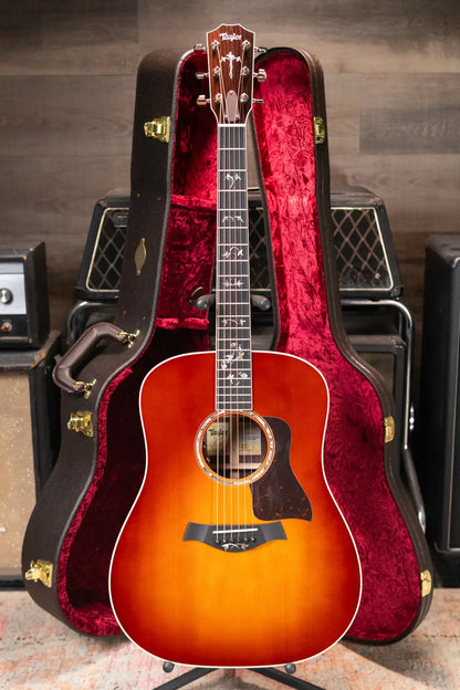 Taylor Legacy 810e Special Edition Acoustic/Electric Guitar - Heritage Burst with Hardshell Case