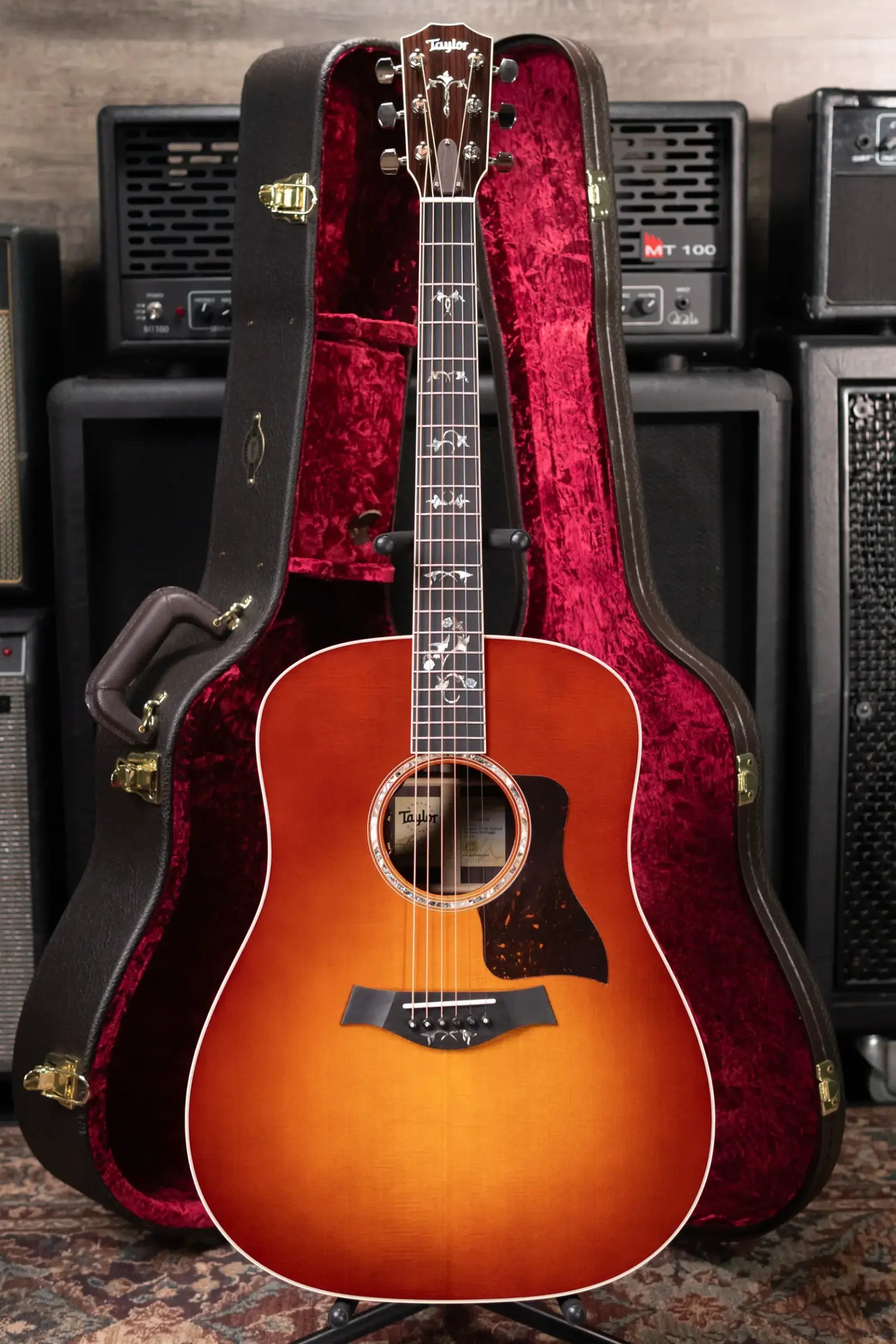 Taylor Legacy 810e Special Edition Dreadnought Acoustic/Electric Guitar - Heritage Burst with Hardshell Case