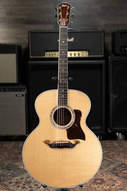 Taylor Legacy 815e Deep Body Jumbo Acoustic/Electric Guitar - Natural with Hardshell Case