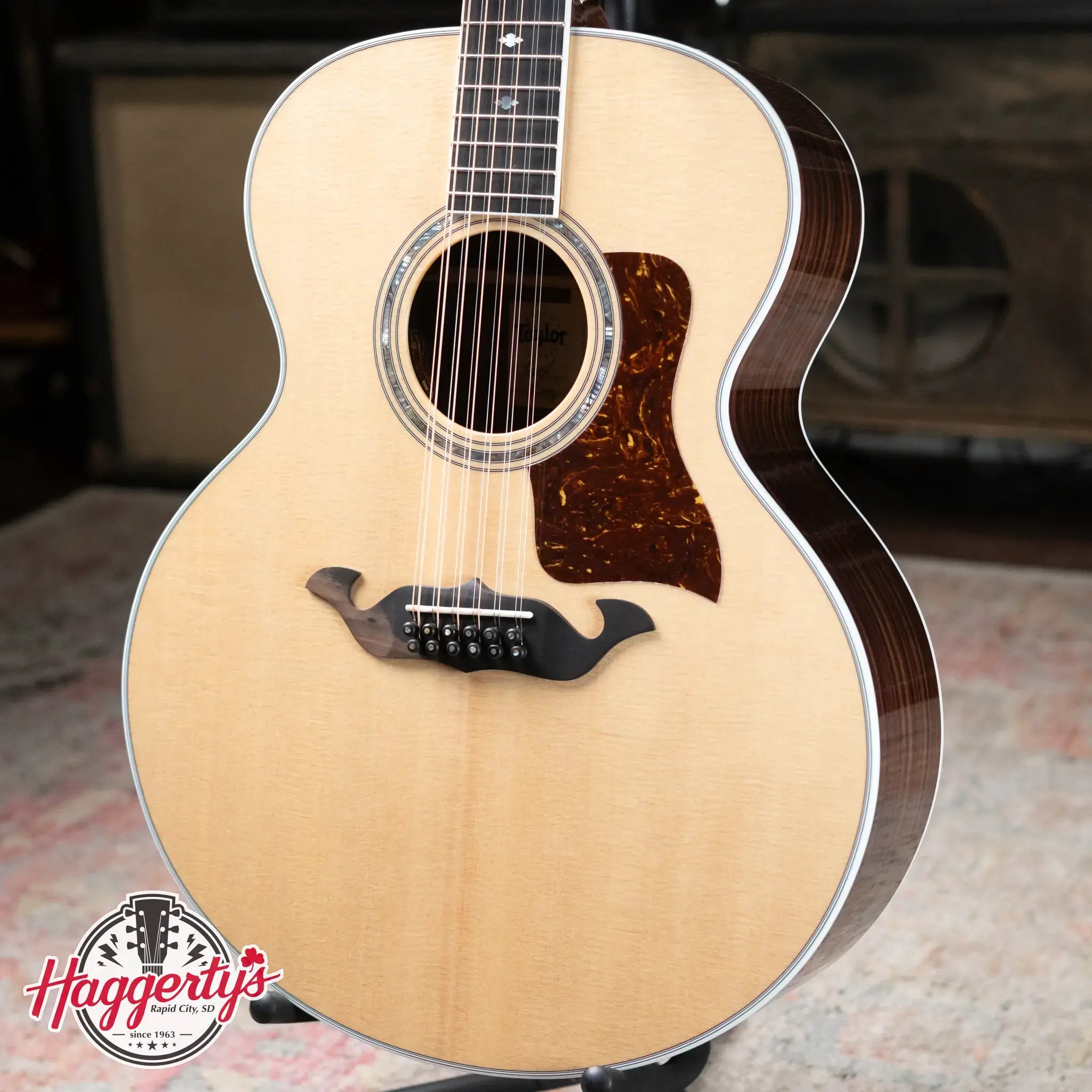 Taylor Legacy 855e 12-String Grand Orchestra Acoustic/Electric Guitar with Hardshell Case - Factory Demo