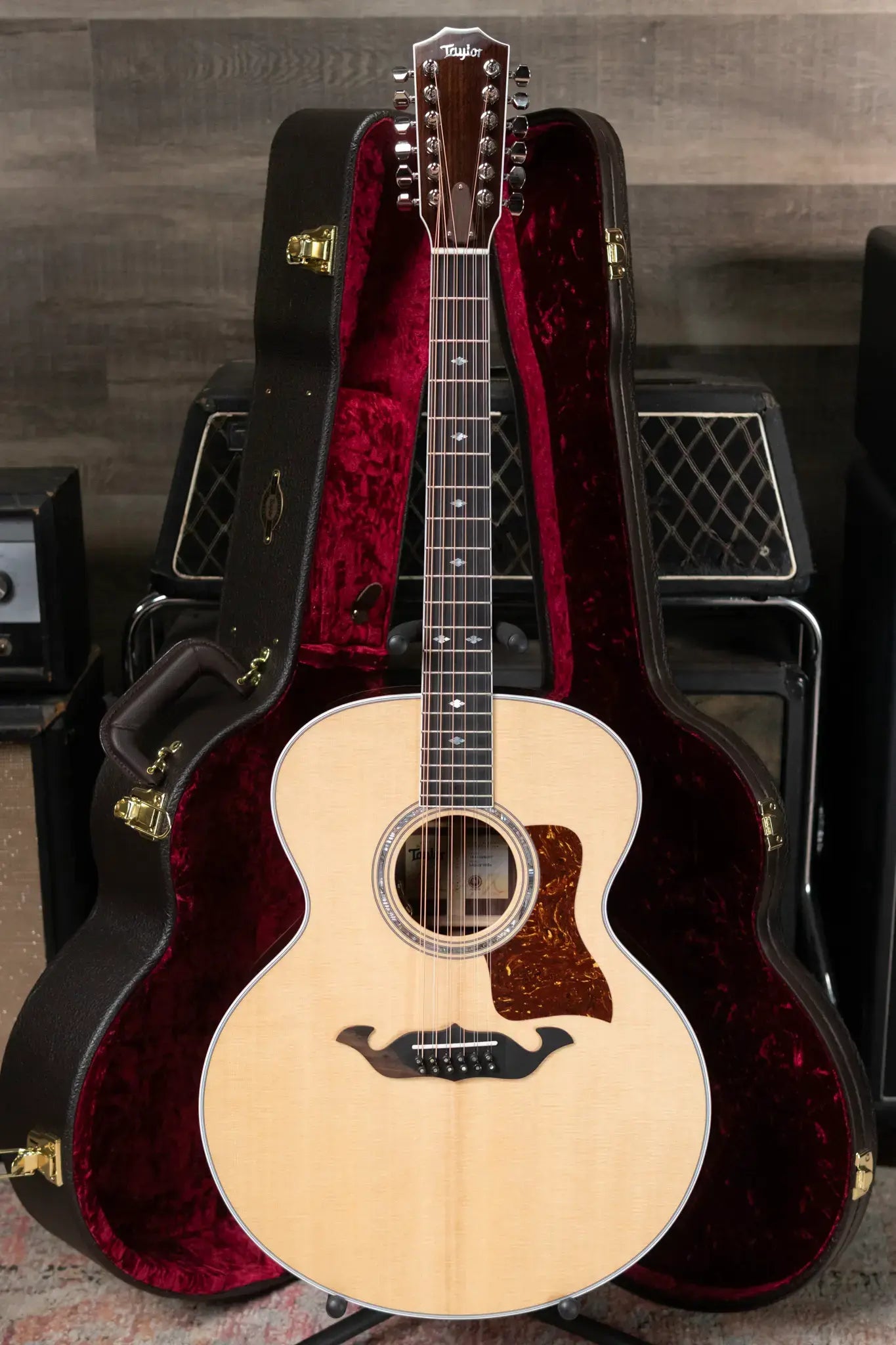 Taylor Legacy 855e 12-String Grand Orchestra Acoustic/Electric Guitar with Hardshell Case - Factory Demo
