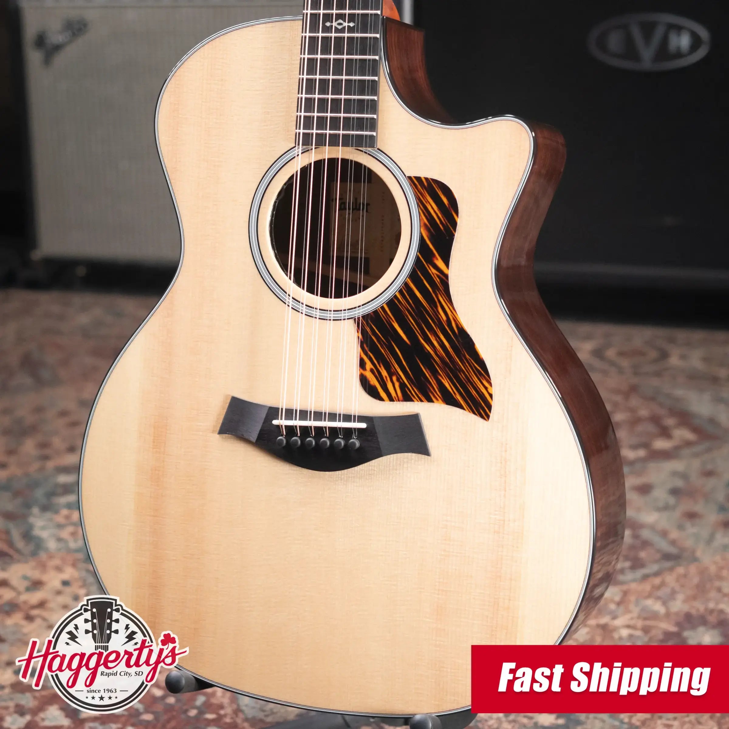 Taylor Next Generation 454ce 12-String Grand Auditorium Acoustic/Electric Guitar with Hardshell Case