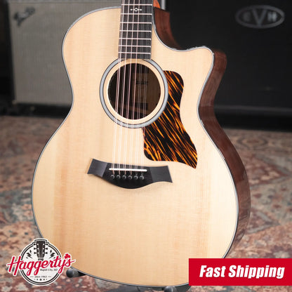Taylor Next Generation 454ce 12-String Grand Auditorium Acoustic/Electric Guitar with Hardshell Case