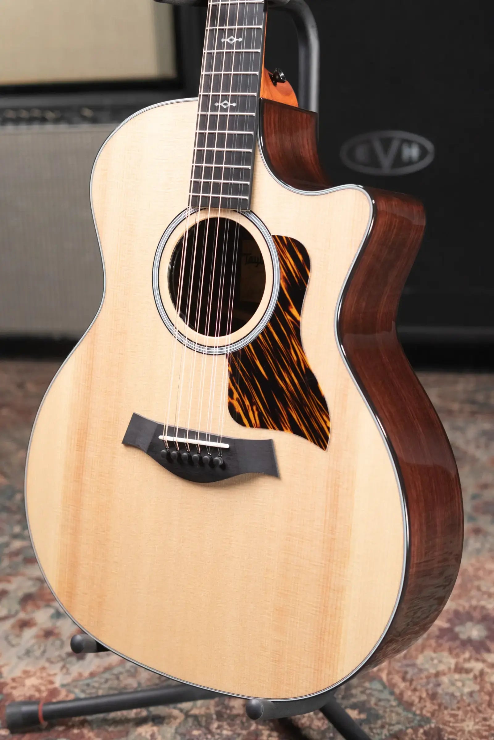 Taylor Next Generation 454ce 12-String Grand Auditorium Acoustic/Electric Guitar with Hardshell Case