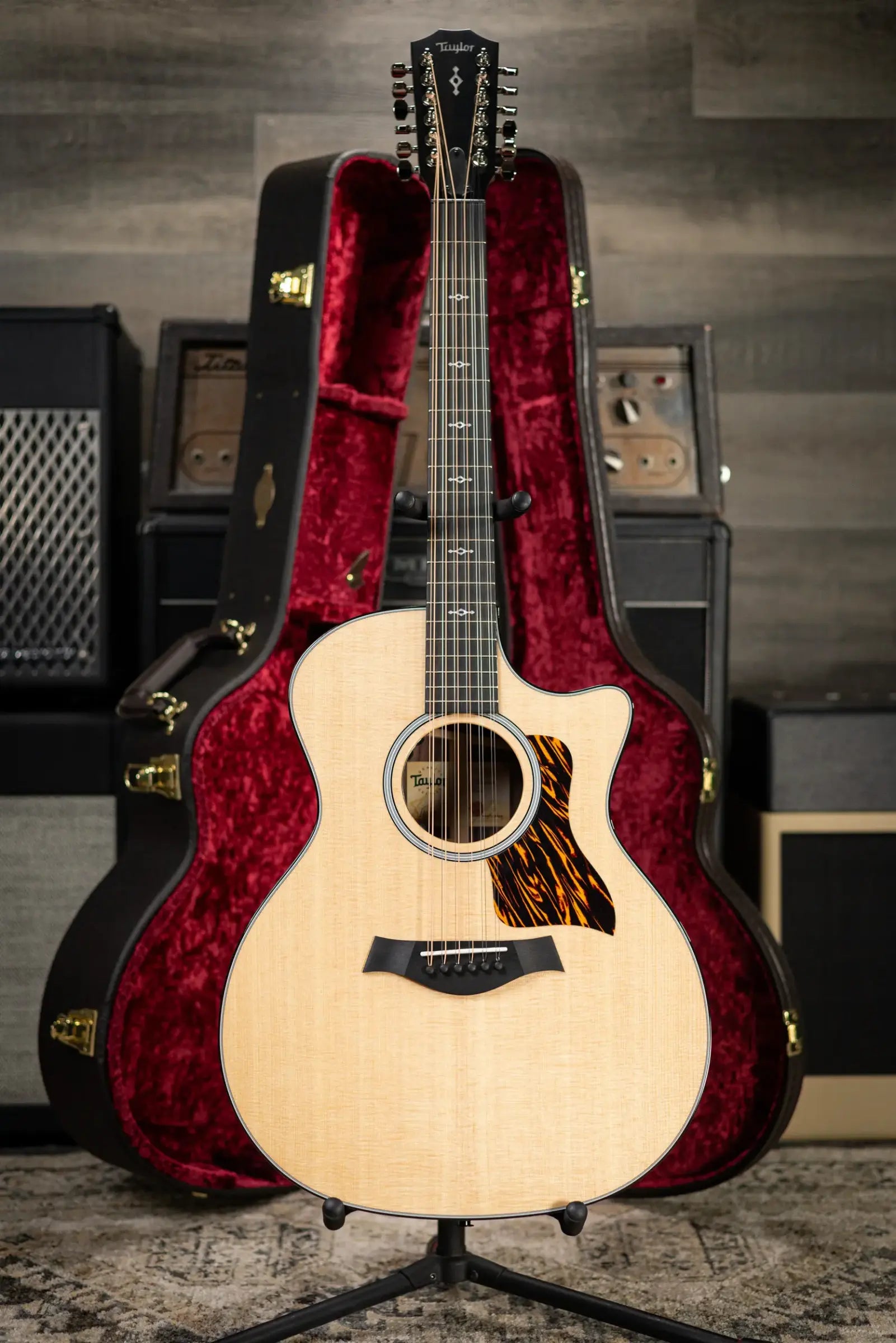 Taylor Next Generation 454ce 12-String Grand Auditorium Acoustic/Electric Guitar with Hardshell Case