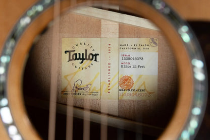 Taylor Next Generation 512ce 12-Fret Grand Concert Acoustic/Electric Guitar with Hardshell Case