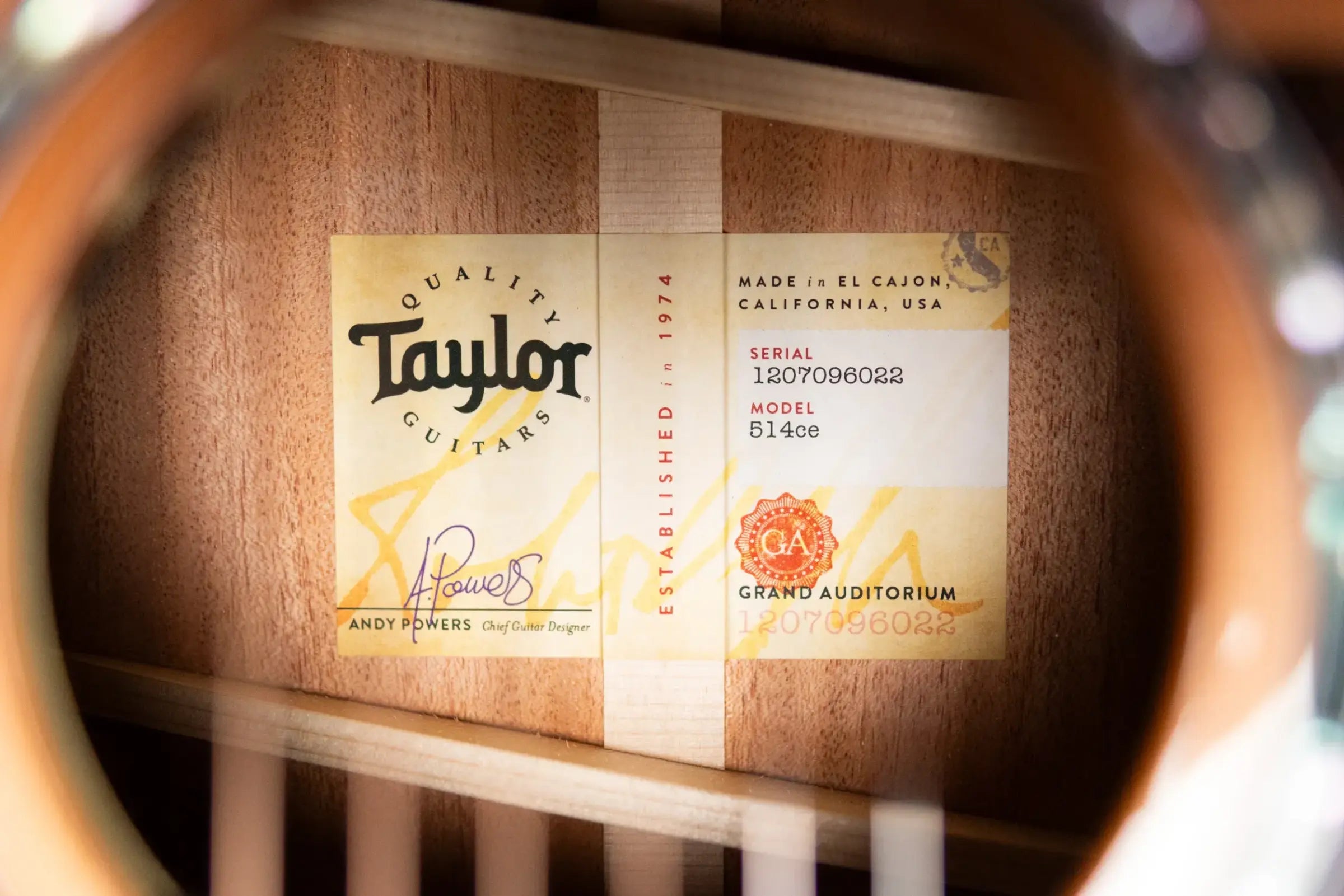 Taylor Next Generation 514ce Grand Auditorium Acoustic/Electric Guitar with Hardshell Case