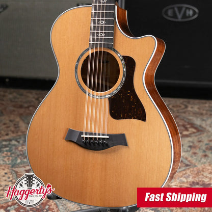 Taylor Next Generation 552ce 12-Fret 12-String Grand Concert Acoustic/Electric Guitar with Hardshell Case