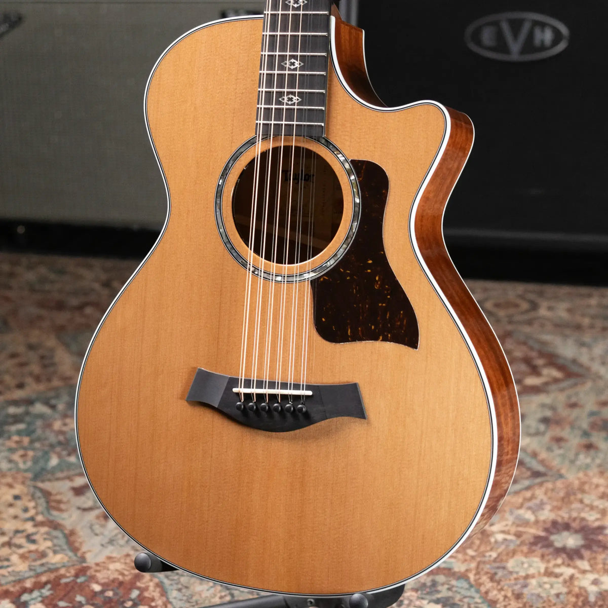 Taylor Next Generation 552ce 12-Fret 12-String Grand Concert Acoustic/Electric Guitar with Hardshell Case