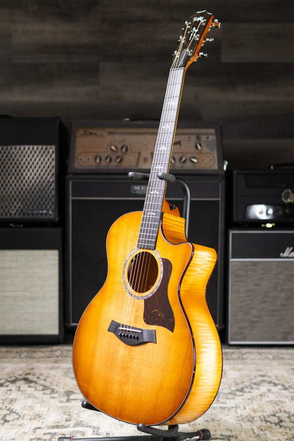Taylor Next Generation 614ce Grand Auditorium Acoustic/Electric Guitar - Antique Blonde with Hardshell Case