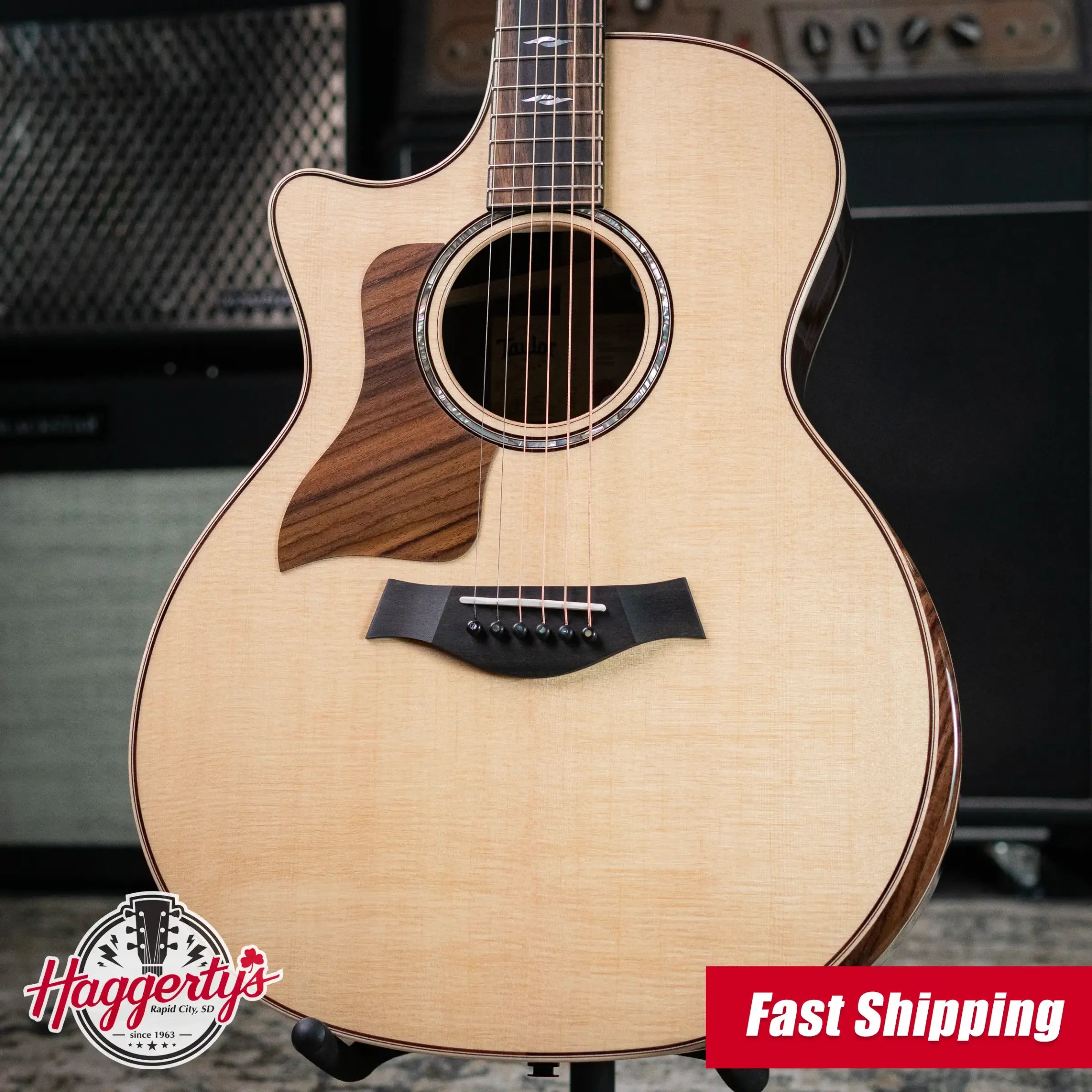 Taylor Next Generation 814ce Left-Handed Grand Auditorium Acoustic/Electric Guitar with Hardshell Case