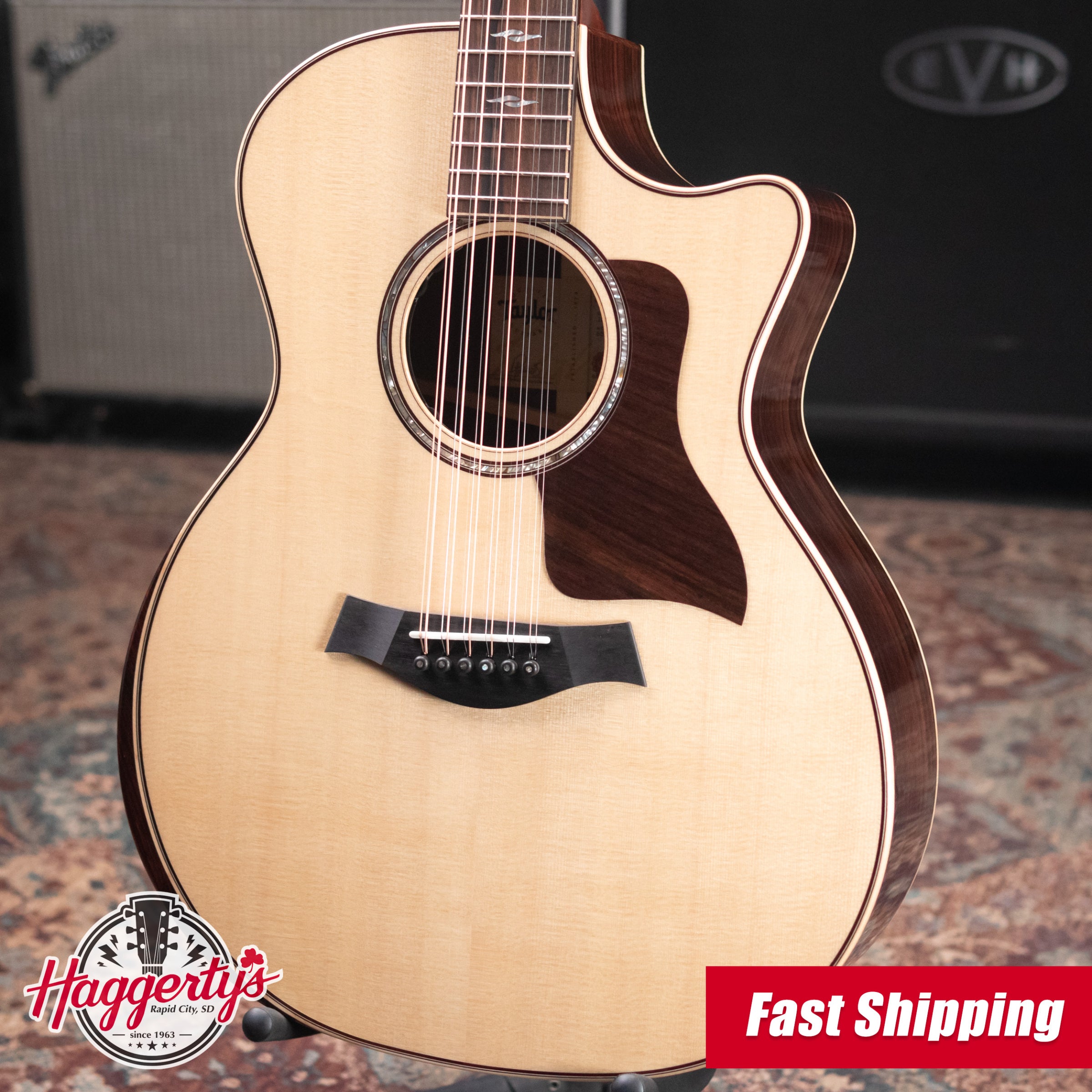 Taylor Next Generation 854ce 12-String Grand Auditorium Acoustic/Electric Guitar with Hardshell Case