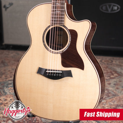 Taylor Next Generation 854ce 12-String Grand Auditorium Acoustic/Electric Guitar with Hardshell Case