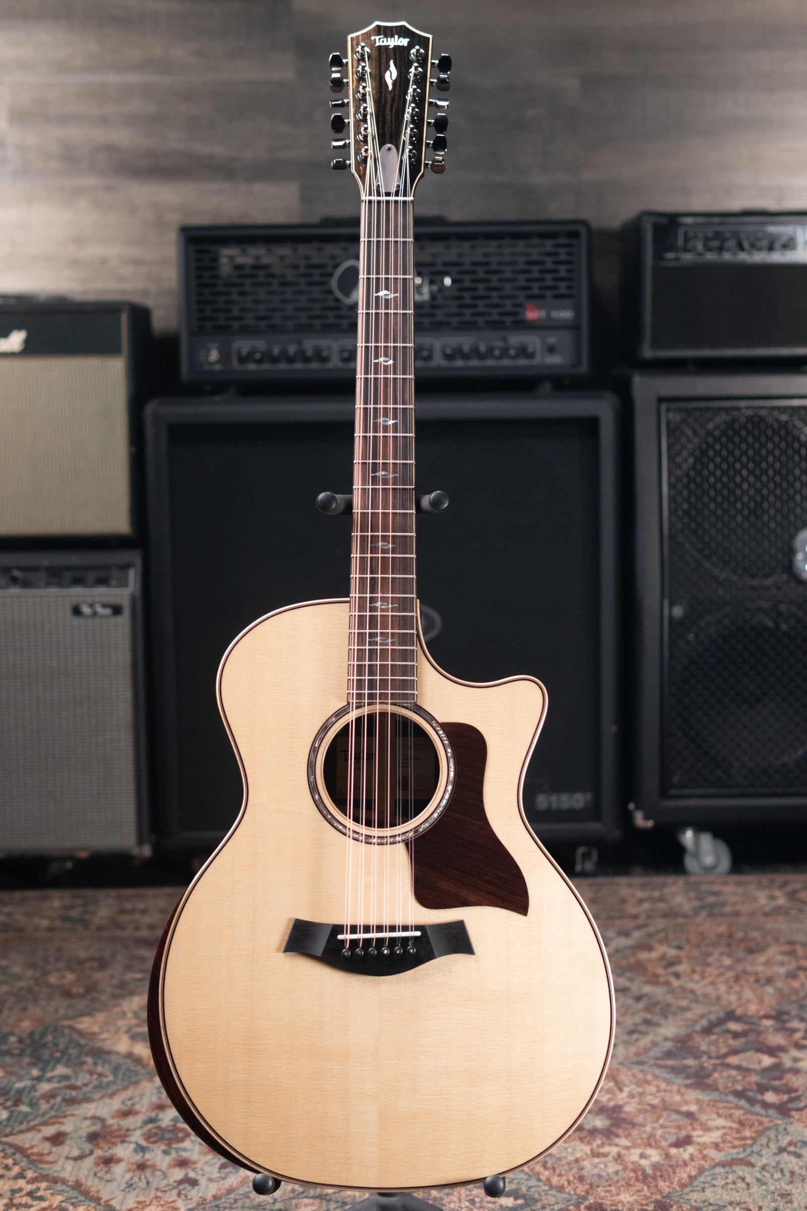 Taylor Next Generation 854ce 12-String Grand Auditorium Acoustic/Electric Guitar with Hardshell Case